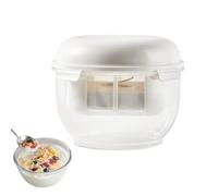 Food Strainer - Transparent Reusable Whey Separator Container, Homemade Cup, Removable Seal Save Kitchen Appliances for Juicing, Rice Tea, Home Use