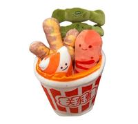 Food Stuffed Toy - Plush Food Toy | Oden Design Plush Toy | Creative Food Plush Set | Fast Food Stuffed Animal | Creative Toy Set | Fast Soft Plush Toy for Decoration Boys, & Girls