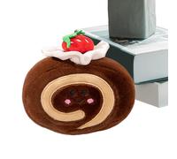 Food Themed Cute Plush - Food Plush Toy, Strawberry Cheesecake Soft Toy | Cake Simulation Foods Doll For Birthdays And Holidays, This plushe Is Sure To Lighten Up The Mood Of Your Colleagues