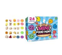 Food Themed Stress Squeeze Toy - Sensory Fidget Countdown, Calendar Set with Soft Kneading Texture for and Focus Improvement for Kids Adults Home School Office Travel Long Trips