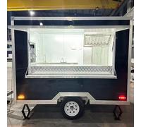 Food Trailer - Multi-Functional Mobile Kiosk for Ice Cream, Hot Dogs, Juice and Breakfast Items - Perfect for Parks, Beaches and Urban Street Vending Businesses