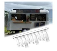 Food Truck Receipt Holder, Restaurant Ticket Holder Strip - 47.2" x 2.2" Check Rail for Bars, Hotels, Hospitals, Refrigerators & Home Organization - Durable & Versatile Kitchen Accessory