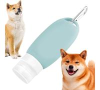 Food Tube For Fill Dog, 90ml Fillable Tubes For Dogs With Carabiner Wet Food Silicone Travel Squeezable Bottles Fill Bottles Accessories For Dog Training As A Reward