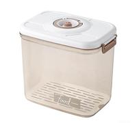 Food Vacuum Storage Box, with Leak-Proof Seal, Large Capacity Transparent ABS Container, for Fresh-Keeping and Vacuum Pump Compatibility, 2.7L(4.6L)