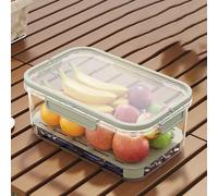 Food Vacuum Storage Box with Seal Technology for Fresh Keeping and Long Shelf Life, Includes Drain Net and Ice Bag (B)