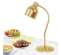 Food Warming Lamp, Double-Head Heating with 360° Rotation and Adjustable Height, Free Standing for Restaurant Kitchen Buffet Warmer Table
