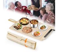 Silicone Food Warming Mat Electric Warming Tray Cream