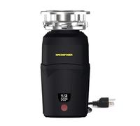 Food Waste Disposer, 1/2HP Easy to Install Quiet Corded Kitchen Sink Continuous Feed Stainless Steel Grinding Half Horsepower (A400)