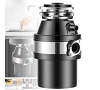 Food Waste Disposer, 1.2L 560W Food Waste Disposal Unit for Sink with Overload Protection, Garbage Disposal Bin Suitable for Kitchen and Sink red