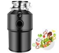 Food Waste Disposer, Kitchen Garbage Grinder with Remote Control, 2600RPM Quiet Operation, 25db Sink Accessories for Household Waste Processing