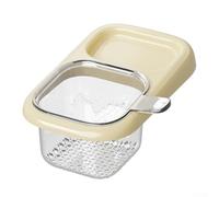 Food Waste Filter Basket for Kitchen Sink to Protect Drainage from Clogging, Featuring Construction and Space Saving Design (White cream)