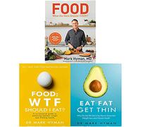 Food What the Heck Should I Cook [Hardcover], Food WTF Should I Eat, Eat Fat Get Thin 3 Books Collection Set