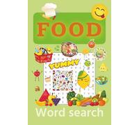 Food Word Search: Word Searches with Easy-to-Read Print about Food, Meals, Ingredients and Cooking | 6x9 inches, 110 pages | 50+ puzzles... Gift for Brain Excercise and Fun Free-Time