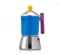 Foodesign Moka Coffee Maker Cocca 3 Cups Modern Design Gas Induction Bi-Material Boiler