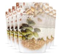 FOODHAK Homemade Gluten Free Granola Breakfast Cereal (Pack of 6) 300g - Made in the UK with Maple Syrup & Chia Seeds & Dried Apricots, No Added Refined Sugar