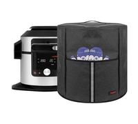 Foodi Multi-Cooker Dust Cover with Top Handle & Accessory Pocket - Compatible with Ninja MAX 15-in-1 SmartLid Multi-Cooker 7.5L Electric Pressure Cookers Protective Cover - Dark Grey (OL750UK)