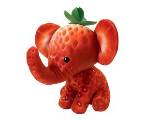 Foodibles Series 1 Scented Strawberry Elephant Soft Toy