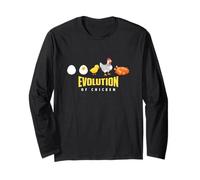 Foodie Chef Livestock Breeder Development of Chickens Long Sleeve T-Shirt