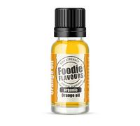 Foodie Flavours Pure Organic Orange Oil Food Flavouring 15ml
