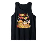 Foodie Mood Burger Pizza Pancakes Ramen Ice Cream Tank Top
