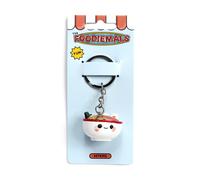 Puckator Foodiemals Nori the Ramen Keyring - Mothers Day Gifts Key Ring Keyrings Tags - Cool Keyrings Hoop Clip Fobs - Funny Cute Car Men's Accessories Stuff For Men Women - Trinket