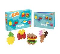PLUS PLUS Building Blocks Toy - Toddler Food Activity Set with 50 Large Durable Pieces - Kids Construction Toys, Creative Learning Resources and STEM Play - Toys For 1 Year Old Boys and Girls