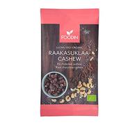 Foodin Organic Raw Chocolate Coated Cashews 60g x 8 - Vegan, Gluten-Free, Handcrafted Vegan Chocolate Nut Snack