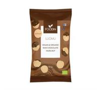 Foodin Organic Raw Chocolate Coated Hazelnuts 60g