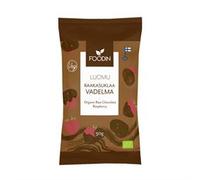 Foodin Organic Raw Chocolate Coated Raspberry 50g