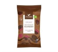 Foodin Organic Raw Chocolate Coated Raspberry 50g