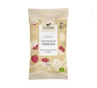 Foodin Organic Raw White Chocolate Raspberry 50g x 8 - Vegan, No Added Sugar, Gluten-Free