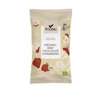 Foodin Organic Raw White Chocolate Strawberry 50g