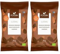 Foodin Raw Chocolate Coated Almond (Pack of 2)