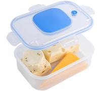 FoodLite Quick Vac Cheese Saver - Airtight & Vacuum Sealed Cheese Container for Fridge - Medium Size