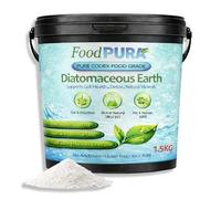 FoodPURA 1.5KG CODEX Food Grade White Diatomaceous Earth - Freshwater Sourced Peruvian DE - Ultra Fine Natural Silica Powder - Human Food Grade - Resealable Bucket - Rich in 92% Good Natural Silica