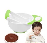 Foods Mash Bowl Set, Non-Slip Feeding Bowls, 5.91 x 2.36 Inches Heat-Resistant Anti-Scalding Food Mill with Ergonomic Design, Bowl Meal for Serving, Grinding Rod and Mashing Use