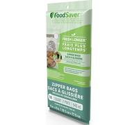 FoodSaver 1-Quart BPA-Free Multilayer Construction Vacuum Zipper Bags, 18 Count