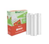 FoodSaver 8" x 20' Vacuum Seal Roll with BPA-Free Multilayer Construction for Food Preservation, 3-Pack