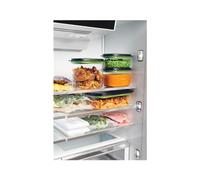FoodSaver FFC025X Preserve & Marinate Vacuum Containers | 700 ml & 1.2 L | Airtight BPA-Free Food Containers | Leak-Proof | Dishwasher-Safe | 2 Count, Transparent / Black
