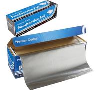 Foodservice Foil Compatible with Kirkland, 30cm x 200m Thick Aluminium Foil Roll for Catering Resturaunts, BBQ, Roasting Tin Foil, Heavy Duty