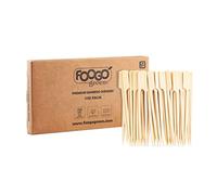 FOOGO Green 450pcs Small 12cm, Bamboo Skewers, FSC® Certified, Sturdy Eco-Friendly Wooden, Barbecue, BBQ & Kebabs Skewers, Fruit Picks, Cocktail Sticks, for Camping, Parties and Wedding