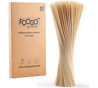 FOOGO Green 500pcs Large 30cm, Bamboo Skewers, Sturdy Eco-Friendly Wooden