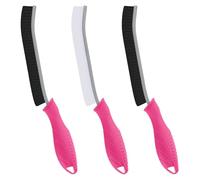 FOOGWEE Hard Bristle Crevice Cleaning Brush- Long Handle Crevice Brushes - Bathroom Tile Groove Gap Cleaning Brush for Cleaning Home Kitchen Toilet Window Vehicle Faucets Grout Home (3, Rose)