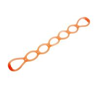 FoOhy Workout Bands 7 Ring Adjustable Resistance Bands for Upper Body Home Workout Walking Exercise Workout Bands Fitness Program Exercise Band Stretch Band for Recovery 33×3.3 Inch (Orange)