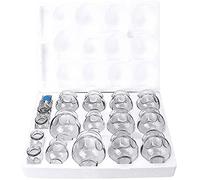 FOOJO Cupping Therapy Set Cupping Device Home Glass Cupping Set Chinese Therapy Cupping Set Suction Cupping Therapy Set