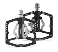 FOOKER MTB Mountain Bike Pedals Compatible with Dual Function
