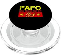 Fool Around And Find Out Funny Sarcastic Saying Souvenir PopSockets PopGrip for MagSafe