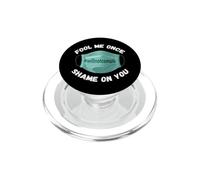 Fool Me Once I Will Not Comply Anti Mask No More Masks PopSockets PopGrip for MagSafe