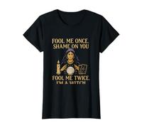 Fool Me Once Witch Tarot Candle Fortune Teller T-Shirt