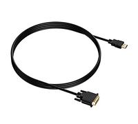 Foollusiie 1.8M to DVI Adapter Video Cable Computer to TV Two-Way Mutual to HD Cable